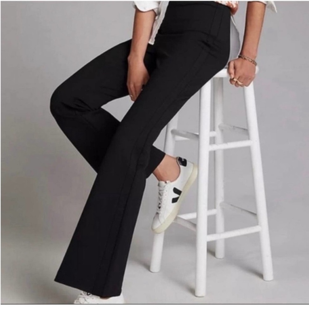 Anthropologie Maeve Highwaisted Flare Pants